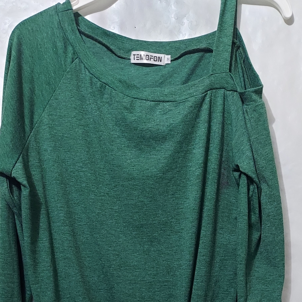 Temofon Women's Cold shoulder